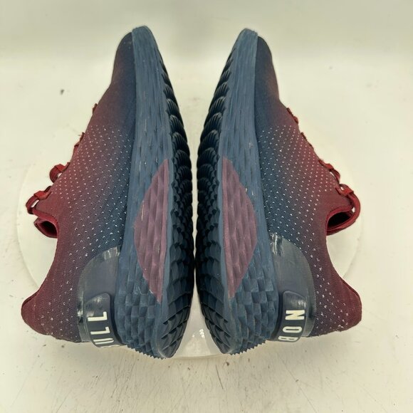Nobull Gradient Ripstop Runner Men Size 12M Dark Blue Red Knit Training Shoes - Picture 6 of 11